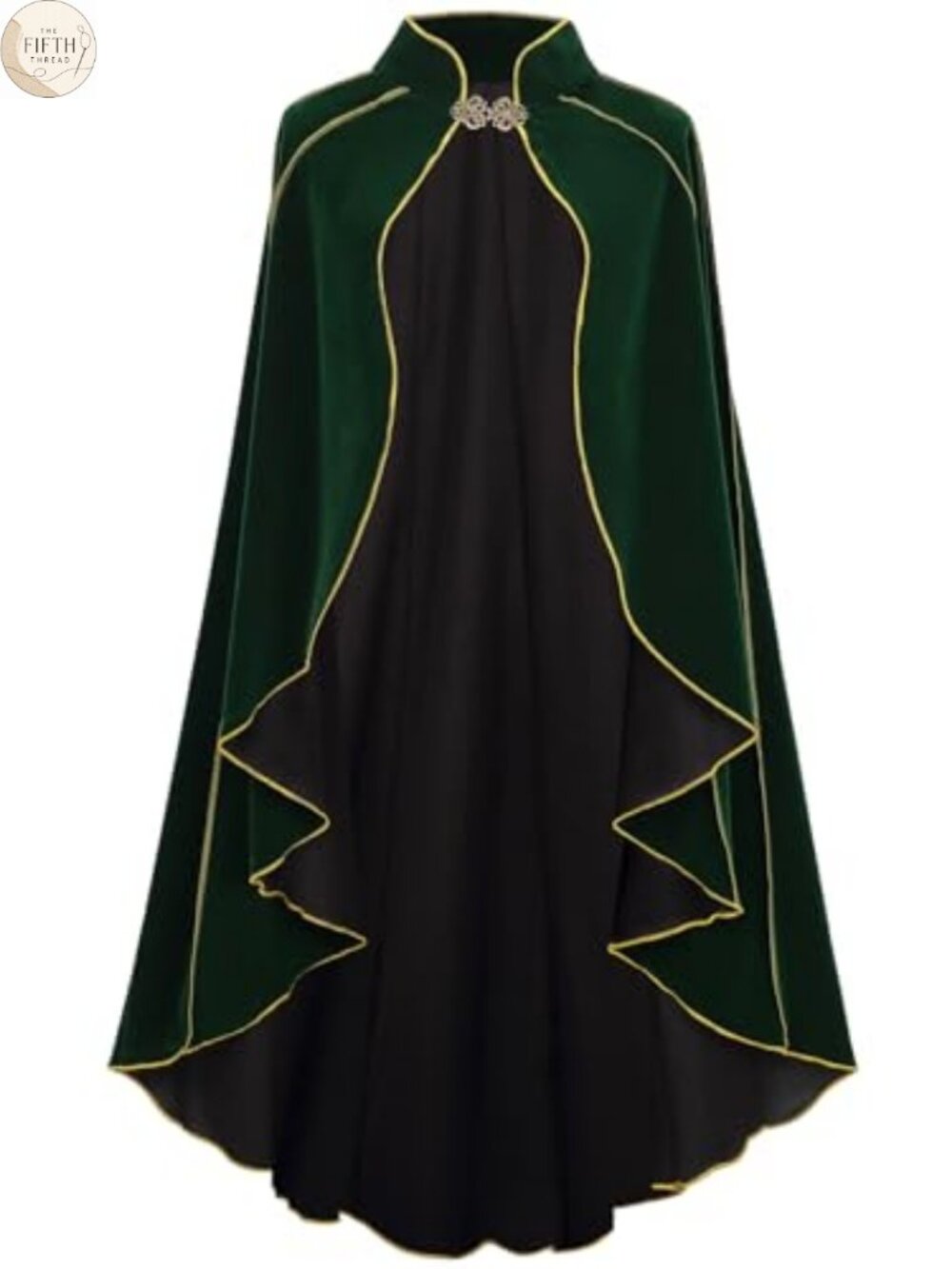 Medieval Cloak Renaissance Cape Crushed Velvet Cosplay Costume